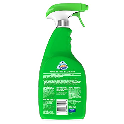 Scrubbing Bubbles Bathroom and Shower Cleaner Disinfectant Spray, Foaming Action Bathroom Grime Fighter, Citrus Scent, 32oz