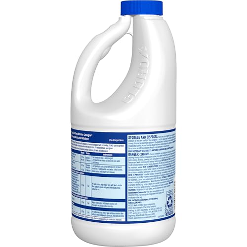 Clorox Disinfecting Bleach, 43 Fluid Ounces (Package May Vary)