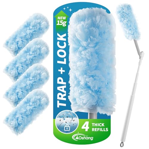 oshang Disposable Heavy Duty Duster Refills, 4 Pack