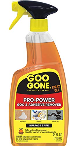 Goo Gone Pro-Power Spray Gel - 24 Ounce - Surface Safe, Great Cleaner, No Harsh Odors, Removes Stickers, Can Be Used On Tools