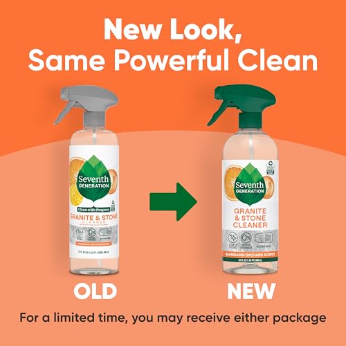 Seventh Generation Granite Cleaner, Mandarin Orchard scent, 23 fl oz