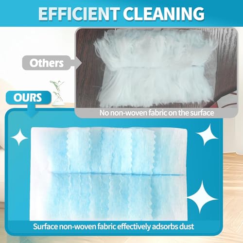 FURCIELOS Disposable Microfiber Feather Duster Refills, Multi-Surface Duster Compatible with Swiffer Dusters Handle, 30 Count, Unscented