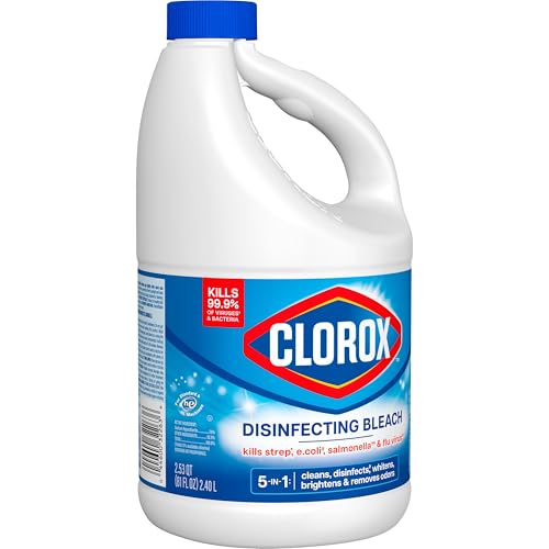 Clorox Disinfecting Bleach, 81 Fluid Ounces (Package May Vary)