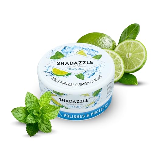 Shadazzle Natural All Purpose Cleaner and Polish – Eco friendly Multi-purpose Cleaning Product (10.58 Ounce (Pack of 1), Mint & Lime)