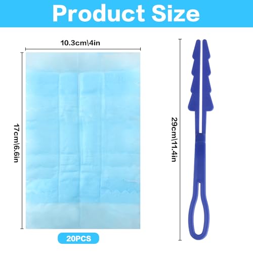 20 Pcs for Swiffer Duster Refills for Swiffer Dusters, Heavy Duty Duster for Duster Kit with Handle, Microfiber Refills for Cleaning Blinds Furniture Car Ceiling Fan Cleaner