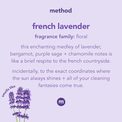 Method All-Purpose Cleaner Spray, French Lavender, Perfect for Most Counters, Tiles and More, 28 Fl Oz, (Pack of 8)