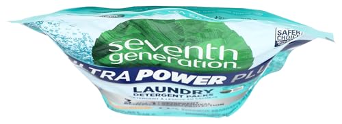 Seventh Generation, Laundry Detergent Packs Ultra Power Plus 42 Count, 29.6 Ounce