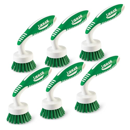 Libman Curved Kitchen Brush | Case of 6