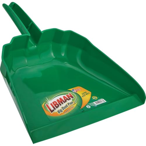 Libman 238 Big Dust Pan, 13" Wide Opening