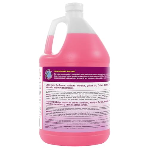 Simple Green 11101CT Clean Building Bathroom Cleaner Concentrate, Unscented, 1gal Bottle