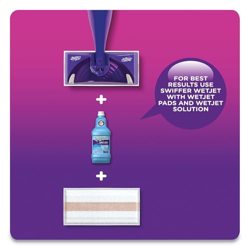 Procter & Gamble Swiffer 77809 Wetjet System Cleaning-Solution Refill, Original Scent, 1.25 L Bottle, 4/Carton