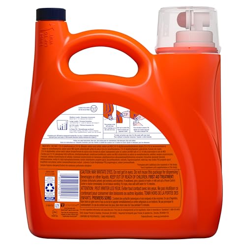 Tide Liquid Laundry Detergent, Original Scent, 125 fl oz, 100 Loads, Boosted Clean Even in Cold Water with Concentrated Washing Soap