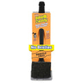 Scrub Daddy BBQ Daddy Grill Brush for Outdoor Grill - Bristle Free Grill Brush with Steel Grill Scraper + Scrub Brush - Temperature Controlled Scrubbing Power for Grill Cleaning (1 Count)