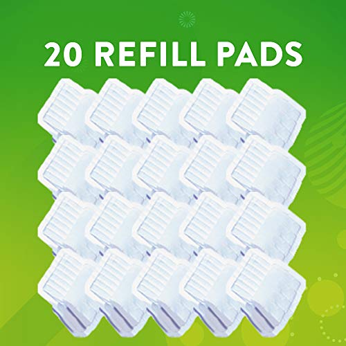 Scrubbing Bubbles Fresh Brush Toilet Bowl Brush and Holder with Toilet Cleaner Refill Pads & Gel Stamps, Cleans Limescale & Fights Odors, Citrus Scent, Includes Starter Kit + 20 Refills + 6 Gel Stamps