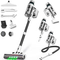 NuYupo Cordless Vacuum Cleaner, 55Mins Vacuum Cleaners for Home, 15-in-1 Self-Standing Stick Vacuum with LED Light, Anti-Tangle & Wall Mount Charge, Lightweight Vacuum for Hard Floors Carpets Pet Hair