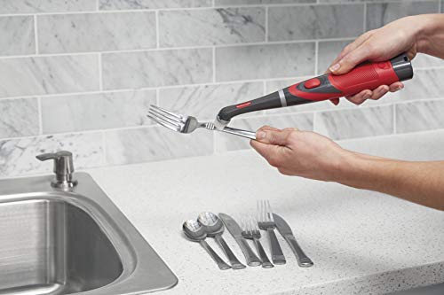 Rubbermaid Reveal Power Scrubber Attachable Soft Bristle & Velcro Head with 6 Microfiber Pads for Cordless Electric Battery Powered Scrub Brush Ideal for Shoes/Sneakers/Car Trim/Tires/Furniture