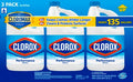 Clorox liquid bleach cleaner for laundry and bathroom, HE performance, 121 oz bottle, 3 pack, unscented