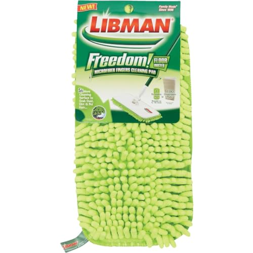 Libman 4006 Freedom Floor Duster Refill with Easy-Change Design, 7" Pad