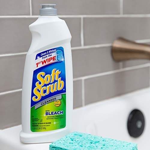 Soft Scrub Cleanser with Bleach, 24 Oz