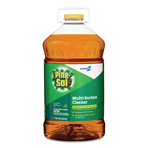 Clorox CLO 35418 Pine-Sol 144 oz Pine Scent Liquid Cleaner Disinfectant/Deodorizer Bottle