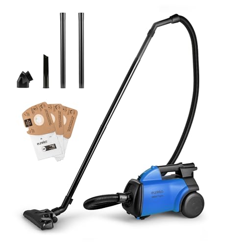 Eureka Bagged Canister Vacuum Cleaner, 3670H w/ 2bags, 3670h-blue