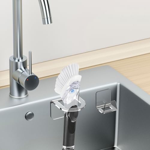 Sponge Holder, Dish Brush Holder, Compatible with OXO Good Grips Soap Dispensing Dish Scrub Brush.