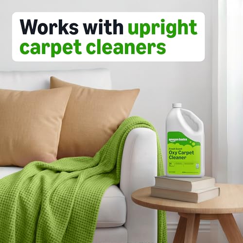 Amazon Basics Carpet Cleaner, Carpet Stain Remover, Fresh Scent, 64 fl oz, Packaging May Vary