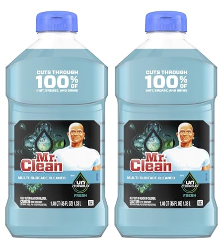 Mr. Clean with Unstopables Fresh Scent Multi-Surface Cleaner, 90 Fl Oz (Packaging May Vary)