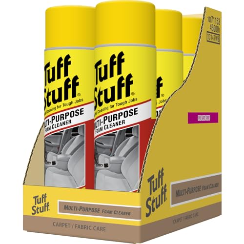 Tuff Stuff Multi-Purpose Foam Cleaner, Use on Car Interior, Furniture, Carpet, 22 Oz Each