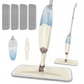 HOMTOYOU Wet Mop for Floor Cleaning: Spray Mop for Multi-Surface Floors