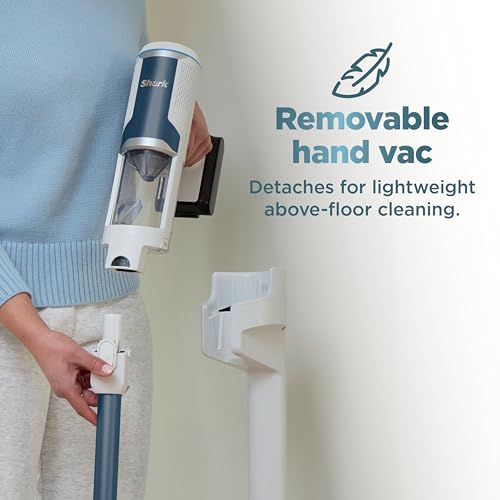 Shark Clean & Empty Cordless Stick Vacuum | Auto-Empty System | Lightweight Cleaner with HEPA Filter | Exclusive Motorized Hand Tool for Pet Hair | Carpets & Hard Floors | 40-Min Runtime | BU3523