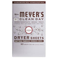 MRS. MEYER'S CLEAN DAY Dryer Sheets, Lavender, 80 ct