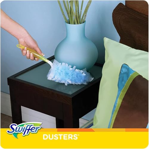 PURE PETALS Duster Refill Kit + 1 Handle, 28 Count - Includes Duster Refills and Handle for Efficient Dusting, Pure_1