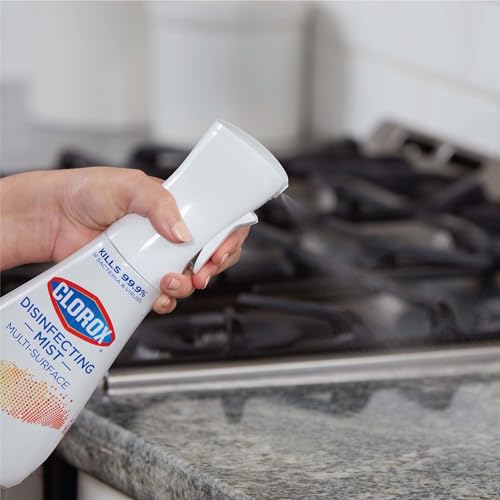 Clorox Disinfecting Mist, Lemon and Orange Blossom, 1 Spray and 1 Refill, 16 oz Each