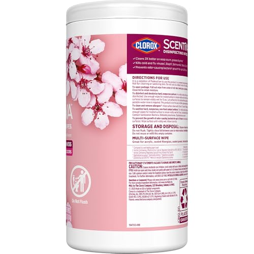 Clorox Scentiva Disinfectant Wipes