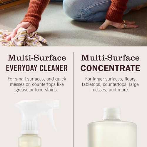 MRS. MEYER'S CLEAN DAY Multi-Surface Everyday Concentrate, Lemon Verbena Scent, 32 Fl Oz Bottle