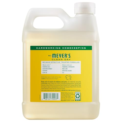 Mrs. Meyer's Clean Day Liquid Hand Soap Refill, Honeysuckle, 33 Oz