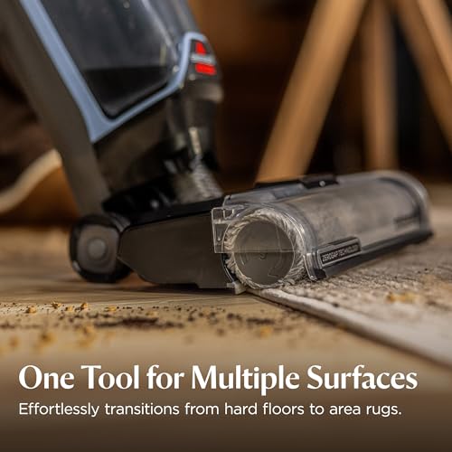 Bissell CrossWave Edge Cordless Plus Wet Dry Vacuum & Mop, Floor Cleaner with ZeroGap Edge Cleaning, Tangle-Free Brush Roll, Extra Brush Rolls, Filters, Hard Floor Cleaner Solution Included, 4329G