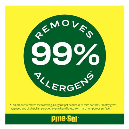 Pine-Sol Multi Surface Cleaner, Lemon Fresh Scent, All Purpose Cleaner and Degreaser for Kitchen and Bathroom, 100 oz Each, Plus Microfiber Cloth