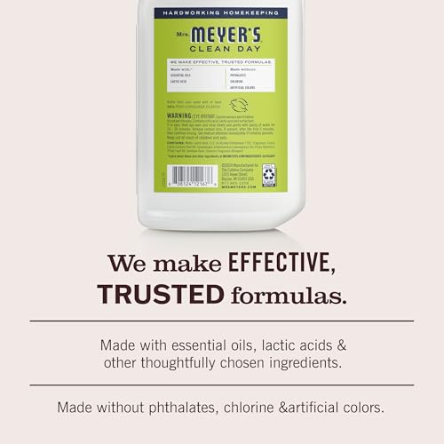 MRS. MEYER'S CLEAN DAY Liquid Toilet Bowl Cleaner, Stain Removing, Lemon Verbena, 24 oz