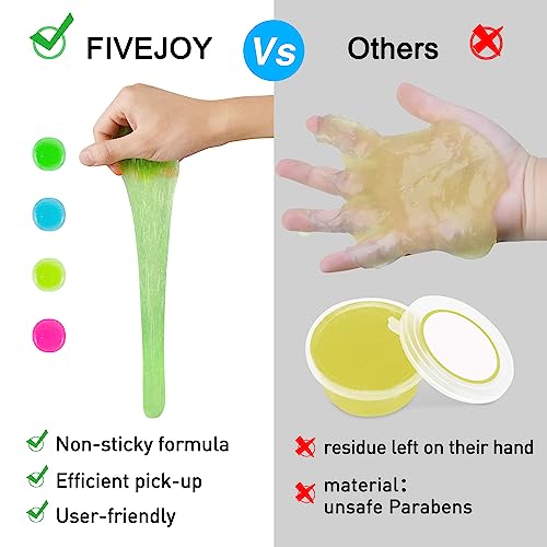 Car Cleaning Gels 4-Pack, Car Cleaning Putty Universal Auto Detailing Tools Car Interior Cleaner, Dust Cleaning Slime, Car Accessories for Car Vents & Keyboards, Clean Supplies– 320g (2.8oz/pcs)