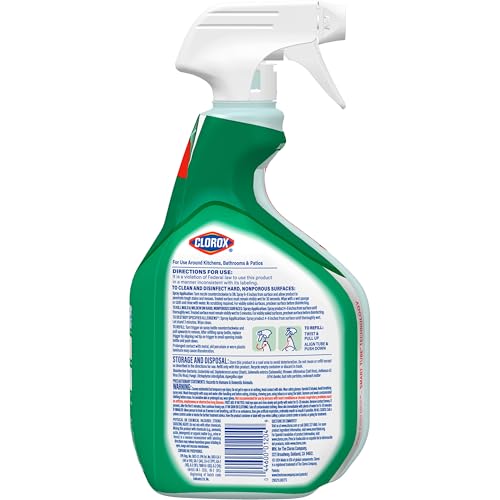 Clorox Clean-Up Multi-Surface Cleaner with Bleach, Original, Spray Bottle, 32 Fl Oz. (Pack May Vary)