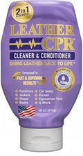 Leather CPR Cleaner and Conditioner 18oz. Bring Leather Back To Life on Furniture, Car Seats, Handbags, Jackets, Boots, Saddles, Purses & Shoes. Restores Shine, Softness & Color to Real Leather