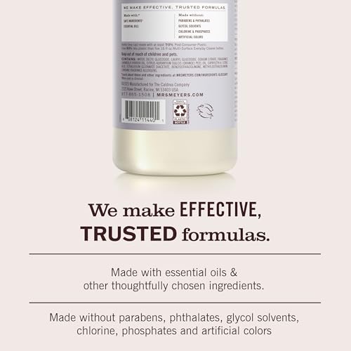 MRS. MEYER'S CLEAN DAY Multi-Surface Everyday Concentrate, Lavender Scent, 32 Fl Oz Bottle
