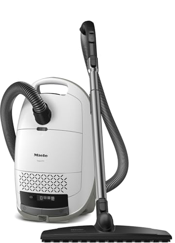 NEW Miele Guard M1 Parquet XL Hard Floor Bagged Canister Vacuum Cleaner with High Suction Power, Designed for Special Care of Hard Floors and Low-Pile Carpet, in Brilliant White