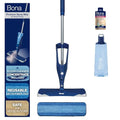Bona Hardwood Floor Premium Spray Mop - Includes Wood Floor Cleaning Concentrate and Machine Washable Microfiber Cleaning Pad - Dual Zone Cleaning Design for Faster Cleanup