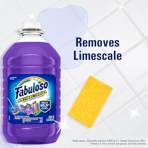 Fabuloso All-Purpose Cleaner, Antibacterial, Lavender, 169 Oz, Pack of 3