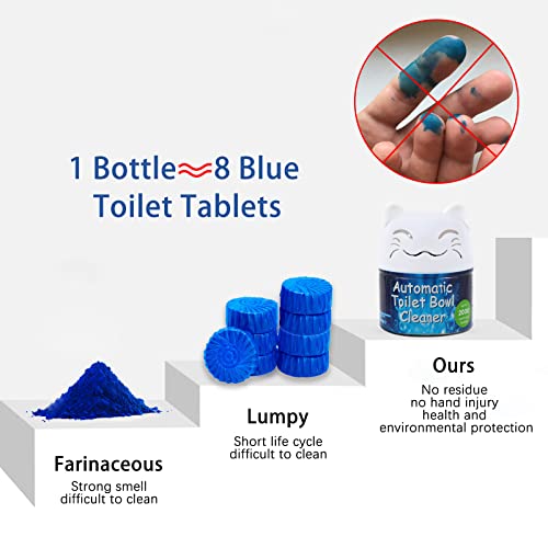 Simple Life Toilet Bowl Cleaner | Automatic Long-Lasting Toilet Bowl Cleaner Tablets | Easy-To-Use, Septic Safe Toilet Cleaner in Bottle | Powerfully Cleans and Prevent Stain Build Up | 3 Count