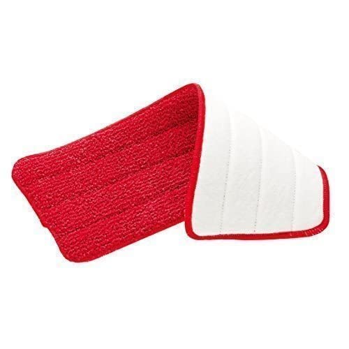 Rubbermaid Reveal Spray Mop Replacement Head, Red, Reusable Wet Mop Microfiber Pad for Floor Cleaning in Kitchen/Bathroom/Kitchen/School
