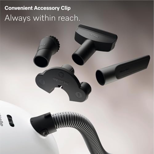 Miele Guard S1 Electro Bagged Canister Vacuum Cleaner, AirClean Plus Filtration, SEB 217-3 Electrobrush & SBB 300-3 Parquet Twister, 1200W Powerful Suction, Compact & Lightweight, Casa Grey